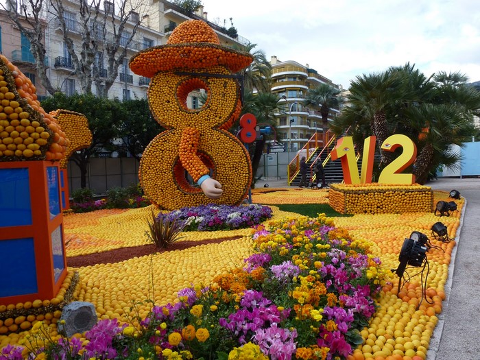 Lemon Festival in Menton, France