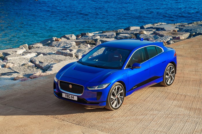 Blue Jaguar I-Pace EV400 AWD S Worldwide