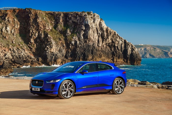 Blue 2018 Jaguar I-Pace EV400 AWD S