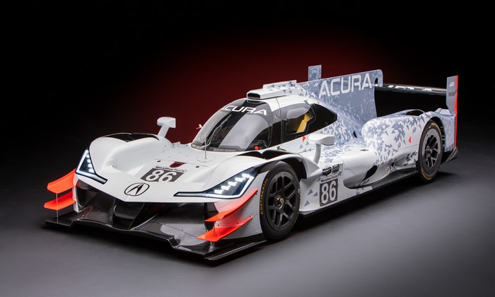 Acura ARX-05 DPi race car with number 86