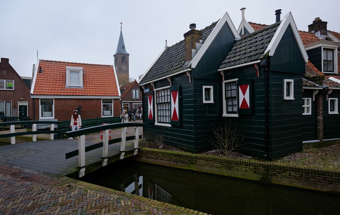 Volendam, Netherlands Houses and Canal
