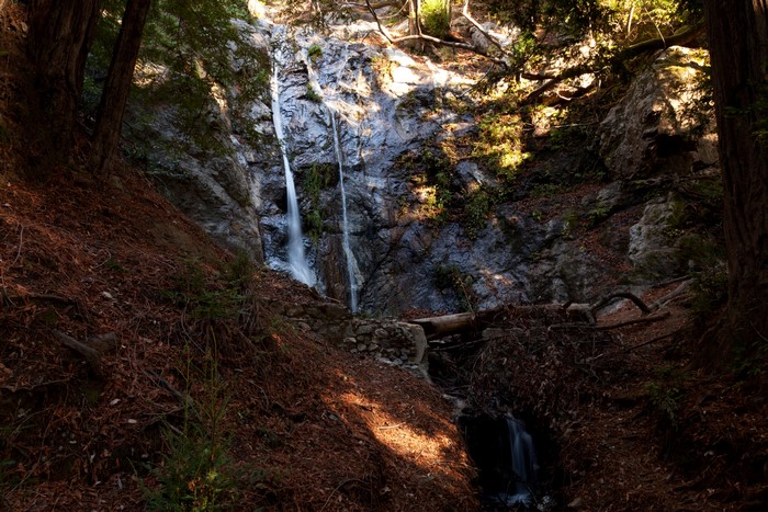 Waterfall in California Forest