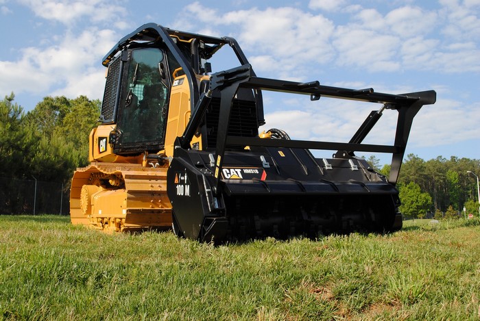 Caterpillar D3K2 LGP with Mulcher Attachment