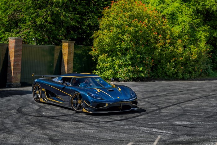 Koenigsegg Agera RS Naraya in Blue and Gold