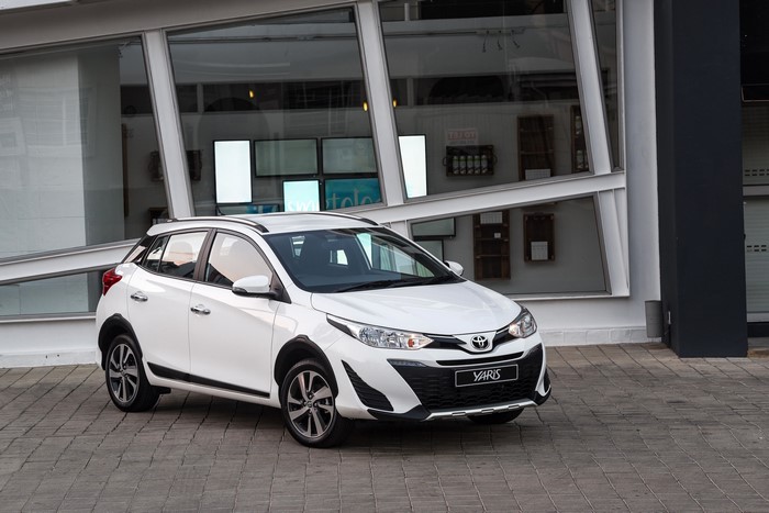 White 2018 Toyota Yaris Cross