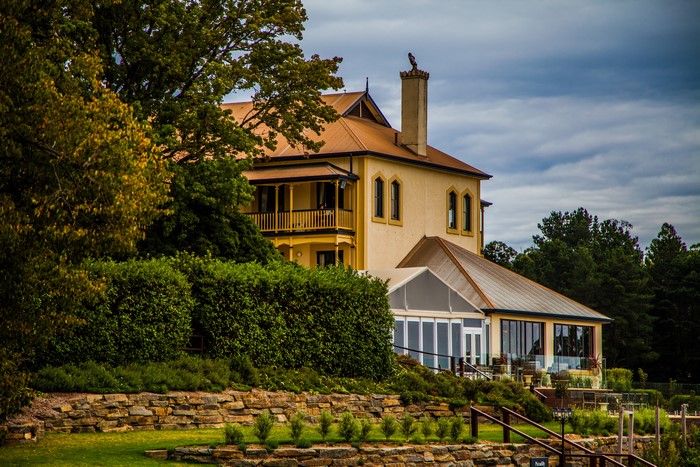 Yellow Mansion with Conservatory and Gardens