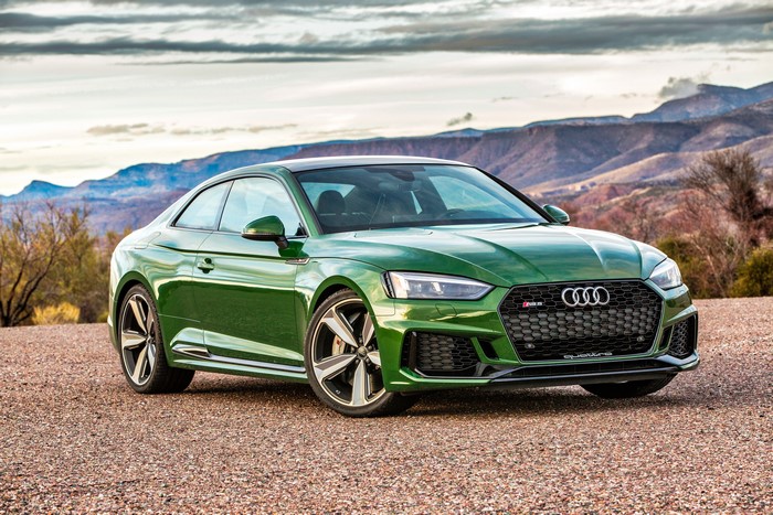 Green Audi RS 5 Coupe