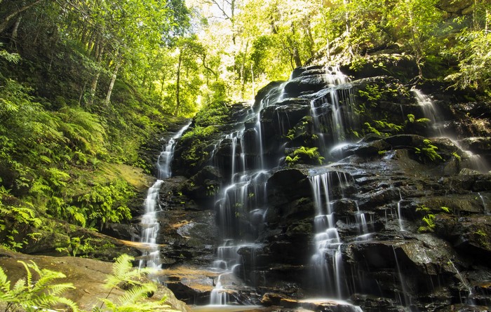 Wentworth Falls waterfall in Australia