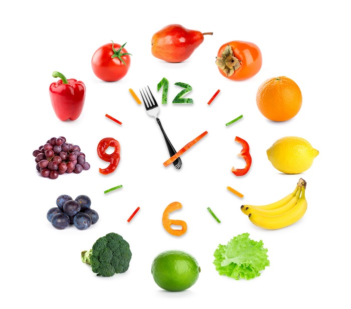 Fruit and Vegetable Clock