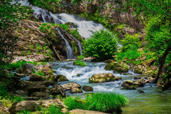 Waterfall in Great Smoky Mountains National Park