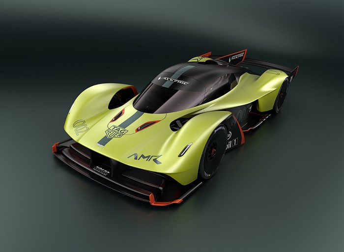 Aston Martin Valkyrie AMR Pro race car