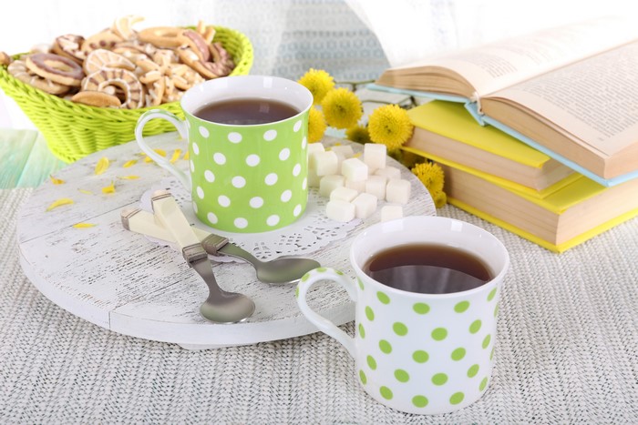 Tea, Pastries, Sugar, and Books