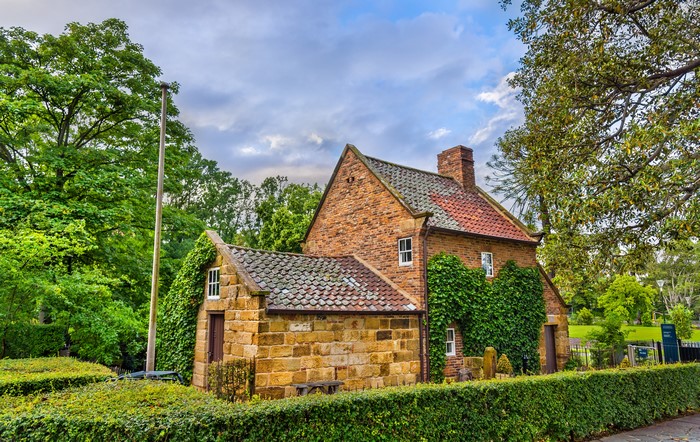 Captain Cook Cottage in Fitzroy Garden, Melbourne, Australia