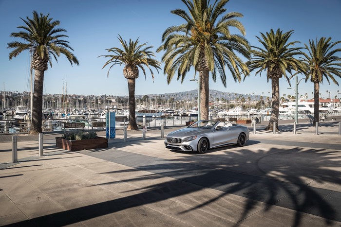Grey 2018 Mercedes-Benz AMG S63 4MATIC Cabriolet