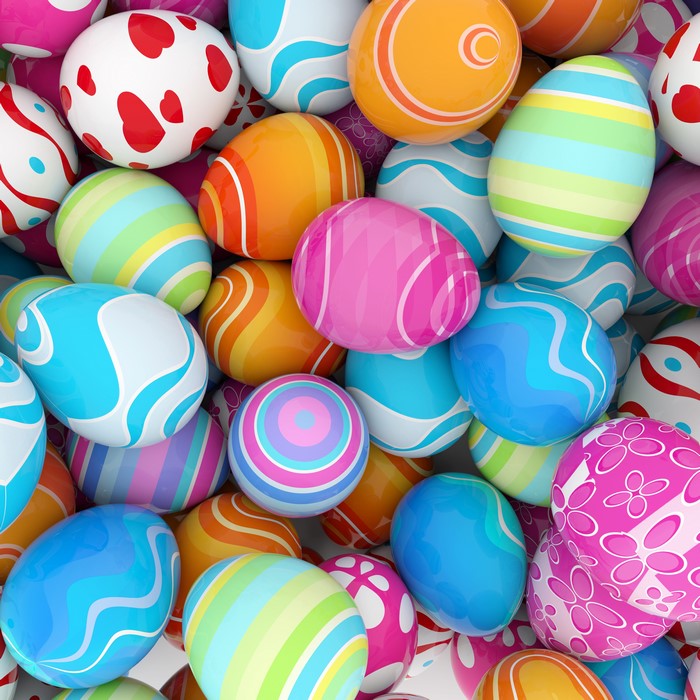 4K Easter Eggs Multicolor