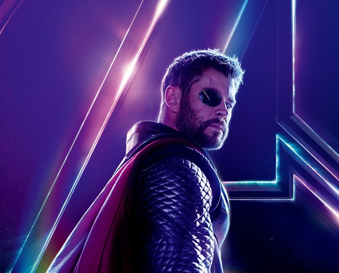 Thor from Avengers: Infinity War with eye patch