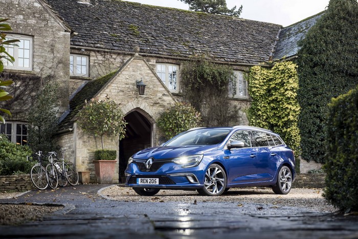 Blue 2016 Renault Megane Estate GT