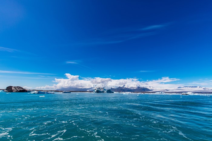 Icebergs in Jokulsarlon Glacier Lagoon, Iceland