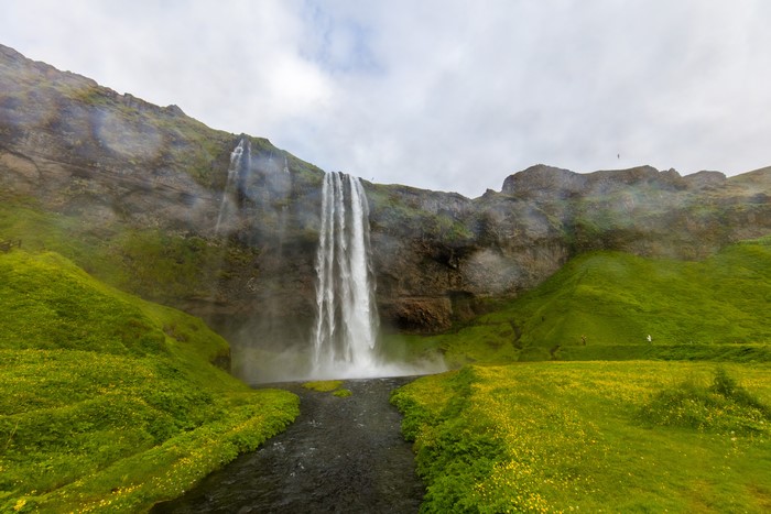 4K Skogafoss Waterfall in Iceland