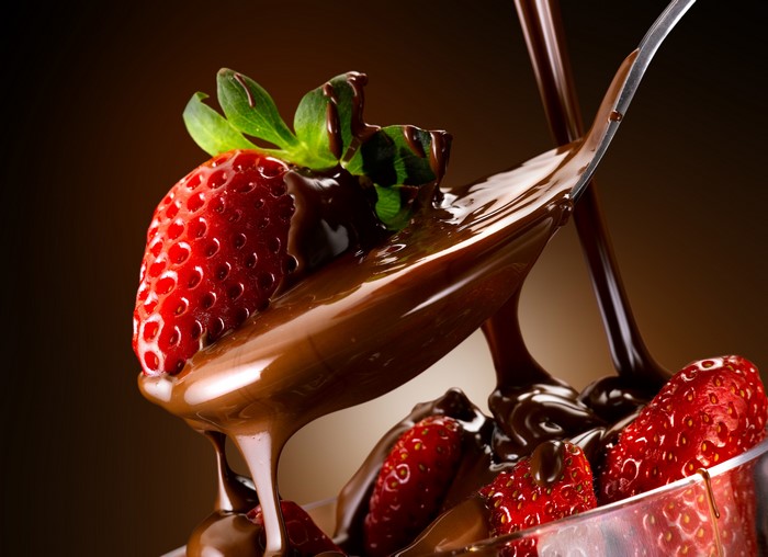 4K Strawberry with Chocolate