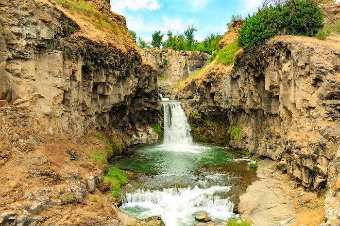 White River Falls State Park Waterfall in Oregon