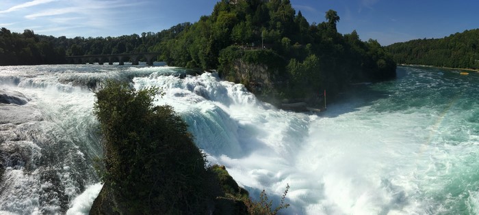 Rhine Falls waterfall in Neuhausen am Rheinfall, Switzerland