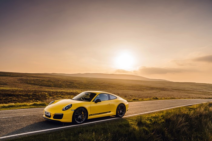 Yellow 2018 Porsche 911 Carrera T Coupe