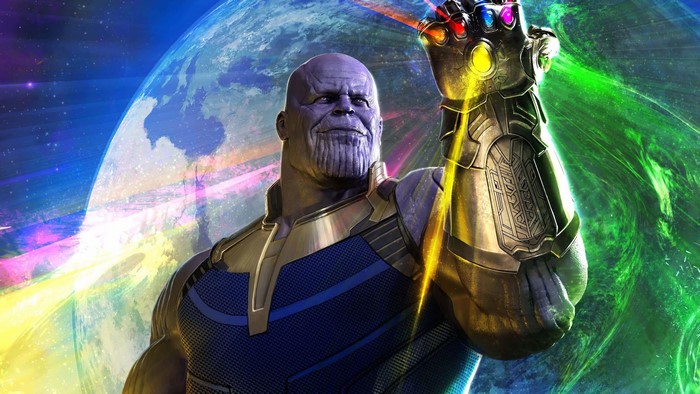 4K Thanos from Avengers: Infinity War with Infinity Gauntlet