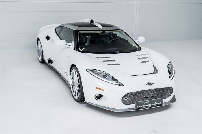 White 2010 Spyker C8 Aileron