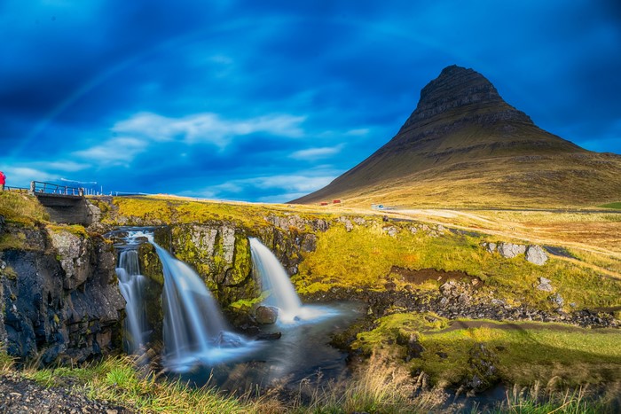4K Iceland Waterfalls and Kirkjufell Mountain