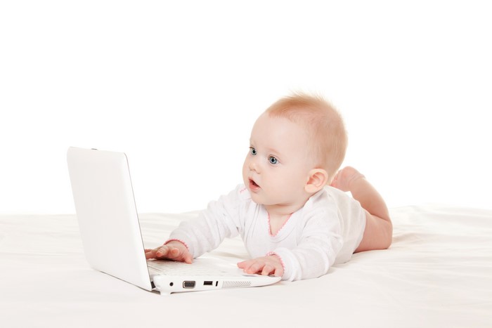 Baby with Laptop