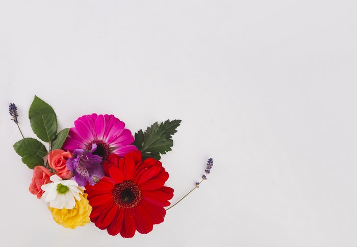 Gerberas and Roses floral arrangement