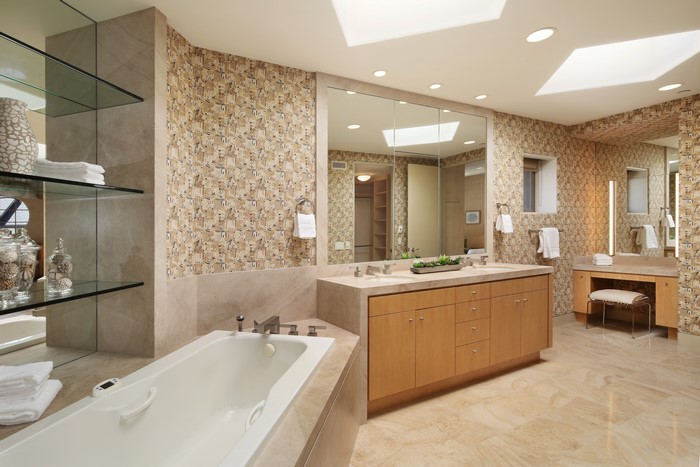 Interior Design Bathroom with Mirror