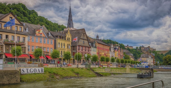 St. Goar Germany Houses River