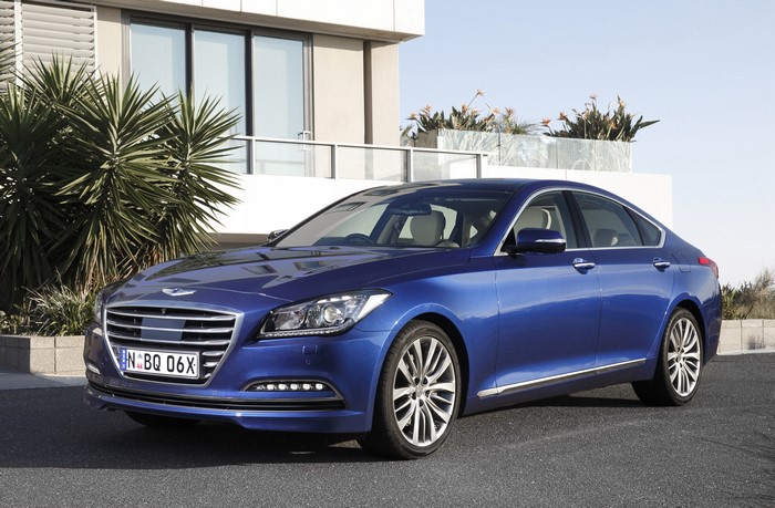 Blue Genesis Sedan