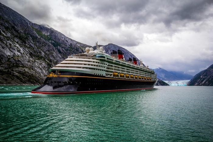 Disney Cruise Ship in Alaska