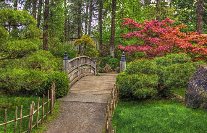 Japanese Garden Spokane Washington USA
