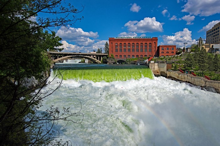 Spokane Falls and Washington Water Power Building