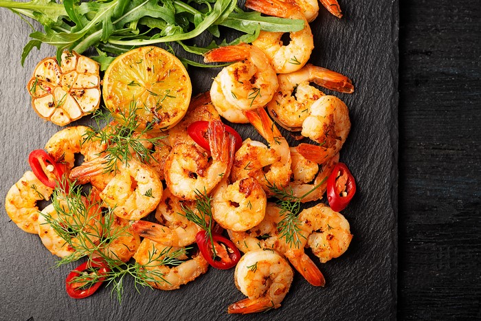 4K Shrimp with Dill, Lemon, Garlic, and Chili