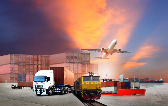4K Trucks, Airplane, and Trains in Logistics
