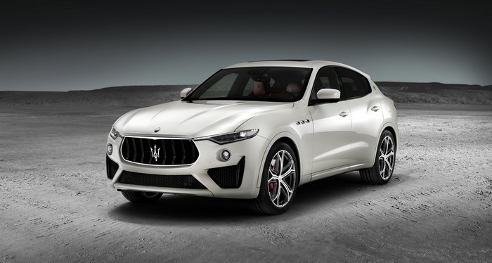 White Maserati Levante GTS 2018