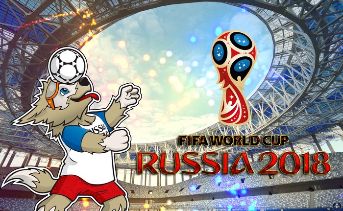 Zabivaka the Wolf from FIFA World Cup Russia 2018