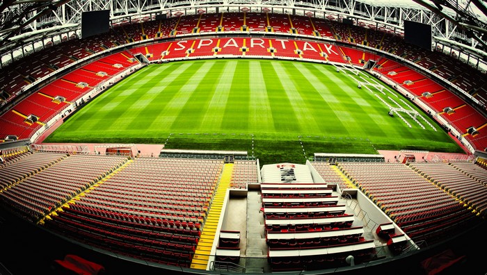 Spartak Stadium with Football Field