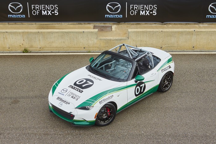 Mazda MX-5 Cup race car with BFGoodrich tires