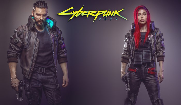 Cyberpunk 2077 Male and Female Characters