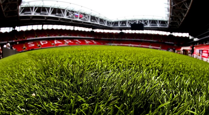 4K Football Stadium Grass