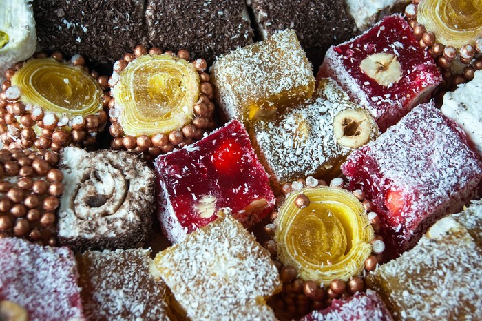 Assortment of Turkish Delight sweets