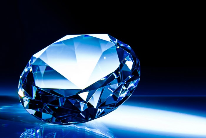 4K Brilliant Diamond Closeup