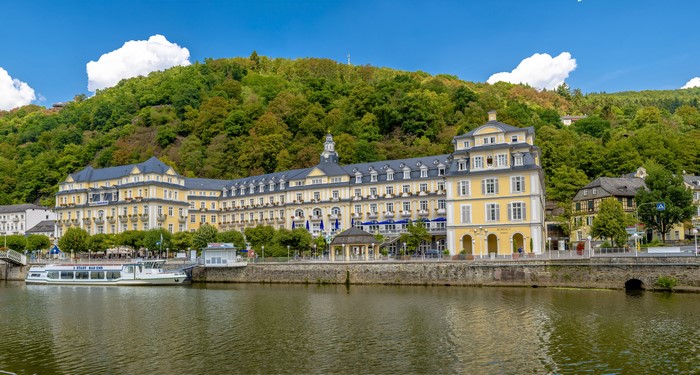 Bad Ems Germany Riverfront Hotel and River Boat