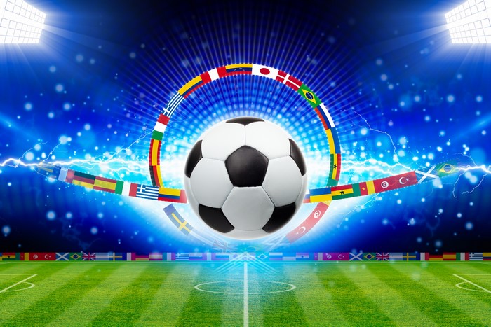4K Football with Flags